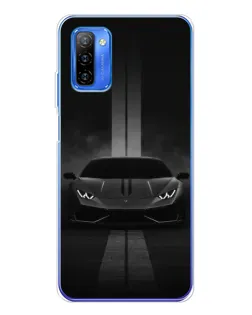 Чехол для Ulefone Note 12 с картинкой «Lamborghini симметрия дорог»