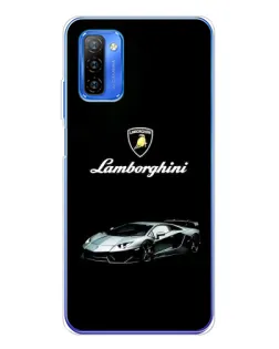 Чехол для Ulefone Note 12 с картинкой «Логотип Lamborghini классика»