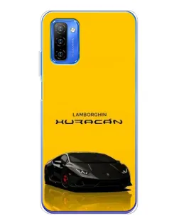 Чехол для Ulefone Note 12 с картинкой «Lamborghini Huracan черный»