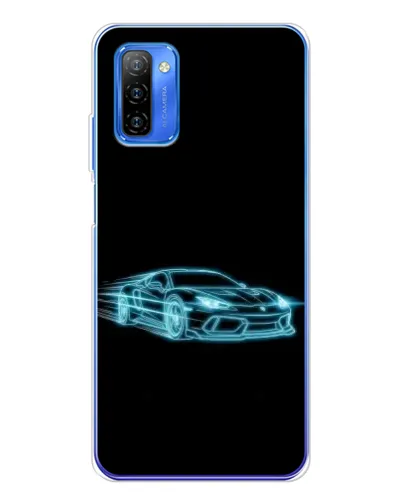 Чехол для Ulefone Note 12 с картинкой «Неоновый контур Lamborghini» Чехол для Ulefone Note 12 с картинкой «Неоновый контур Lamborghini»