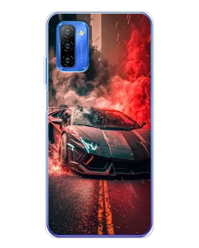 Чехол для Ulefone Note 12 с картинкой «Lamborghini красный дым» Чехол для Ulefone Note 12 с картинкой «Lamborghini красный дым»