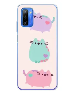 Чехол для Ulefone Note 12 с картинкой «Pusheen трио» Чехол для Ulefone Note 12 с картинкой «Pusheen трио»