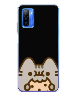 Чехол для Ulefone Note 12 с картинкой «Пушин на черном»