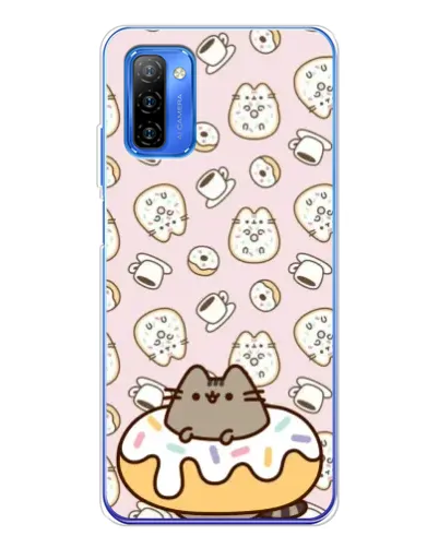 Чехол для Ulefone Note 12 с картинкой «Пушин на пончике» Чехол для Ulefone Note 12 с картинкой «Пушин на пончике»