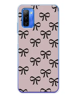 Чохол для Ulefone Note 12 з картинкою «Чорні бантики» Чохол для Ulefone Note 12 з картинкою «Чорні бантики»