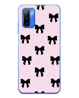 Чохол для Ulefone Note 12 з картинкою «Чорні банти Coquette»