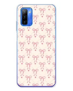 Чохол для Ulefone Note 12 з картинкою «Рожеві бантики Coquette»