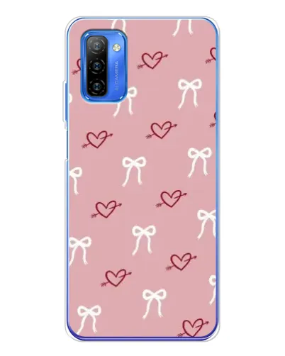 Чохол для Ulefone Note 12 з картинкою «Серця та банти» Чохол для Ulefone Note 12 з картинкою «Серця та банти»