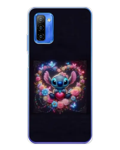 Чохол для Ulefone Note 12 з картинкою «Stitch у квітах» Чохол для Ulefone Note 12 з картинкою «Stitch у квітах»