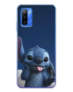 Чехол для Ulefone Note 12 с картинкой «Стич в облаках»
