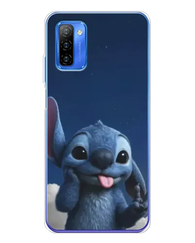 Чехол для Ulefone Note 12 с картинкой «Стич в облаках»