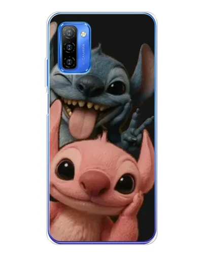 Чехол для Ulefone Note 12 с картинкой «Стич и Ангел»