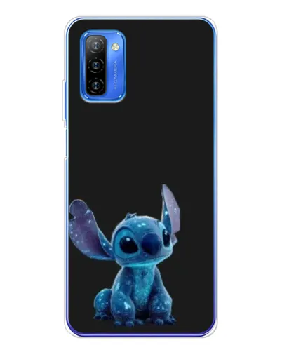 Чехол для Ulefone Note 12 с картинкой «Стич на черном»