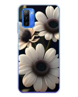 Чохол для Ulefone Note 12 з картинкою «Білі маргаритки макро»