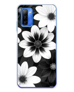 Чохол для Ulefone Note 12 з картинкою «Монохромні айстри»