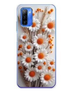 Чохол для Ulefone Note 12 з картинкою «Білі сухоцвіти»