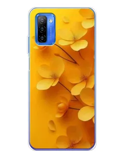 Чохол для Ulefone Note 12 з картинкою «Золоті пелюстки»