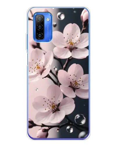 Чехол для Ulefone Note 12 с картинкой «Нежная сакура и капли» Чехол для Ulefone Note 12 с картинкой «Нежная сакура и капли»