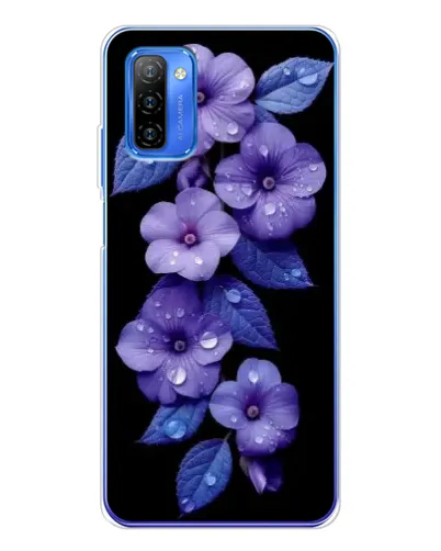 Чехол для Ulefone Note 12 с картинкой «Фиолетовые цветы с росою» Чехол для Ulefone Note 12 с картинкой «Фиолетовые цветы с росою»