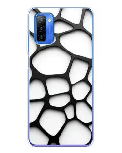 Чехол для Ulefone Note 12 с картинкой «Белая объемная сетка» Чехол для Ulefone Note 12 с картинкой «Белая объемная сетка»