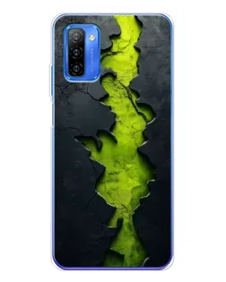 Чохол для Ulefone Note 12 з картинкою «Салатовий розлом скелі» Чохол для Ulefone Note 12 з картинкою «Салатовий розлом скелі»