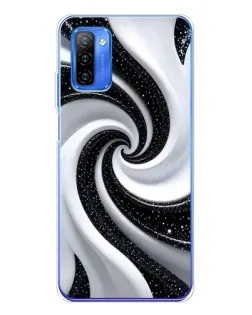 Чохол для Ulefone Note 12 з картинкою «Чорно-біла спіраль» Чохол для Ulefone Note 12 з картинкою «Чорно-біла спіраль»