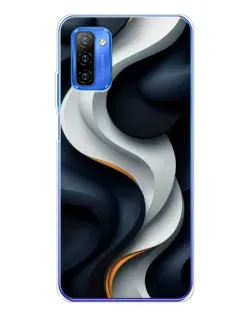 Чохол для Ulefone Note 12 з картинкою «Об'ємні чорно-білі стрічки» Чохол для Ulefone Note 12 з картинкою «Об'ємні чорно-білі стрічки»