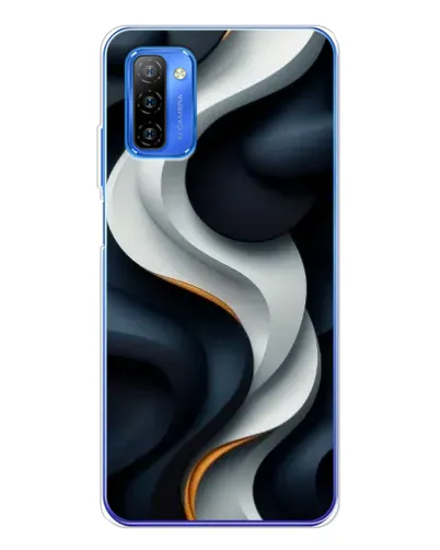 Чохол для Ulefone Note 12 з картинкою «Об'ємні чорно-білі стрічки» Чохол для Ulefone Note 12 з картинкою «Об'ємні чорно-білі стрічки»