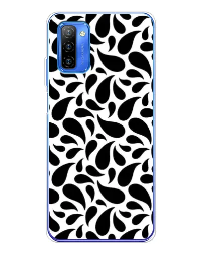 Чохол для Ulefone Note 12 з картинкою «Контрастні чорні краплі» Чохол для Ulefone Note 12 з картинкою «Контрастні чорні краплі»