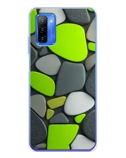 Чохол для Ulefone Note 12 з картинкою «Яскрава неонова галька»