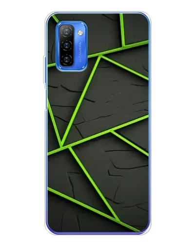 Чохол для Ulefone Note 12 з картинкою «Зелені геометричні лінії» Чохол для Ulefone Note 12 з картинкою «Зелені геометричні лінії»