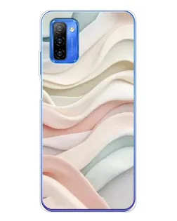 Чохол для Ulefone Note 12 з картинкою «Пастельні ніжні хвилі»