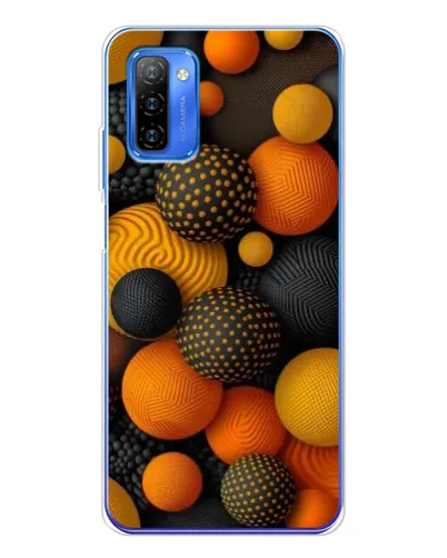 Чохол для Ulefone Note 12 з картинкою «Об'ємні помаранчеві сфери» Чохол для Ulefone Note 12 з картинкою «Об'ємні помаранчеві сфери»