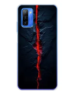 Чохол для Ulefone Note 12 з картинкою «Червона лавова тріщина»