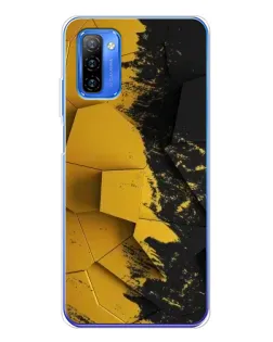 Чохол для Ulefone Note 12 з картинкою «Золоті уламки геометрії»