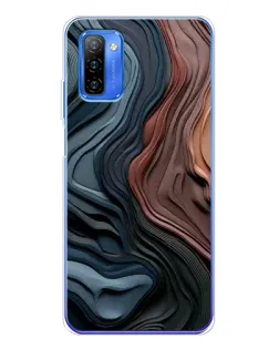 Чохол для Ulefone Note 12 з картинкою «Кольорові хвилі каньйону»