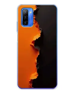Чохол для Ulefone Note 12 з картинкою «Помаранчевий розлом»
