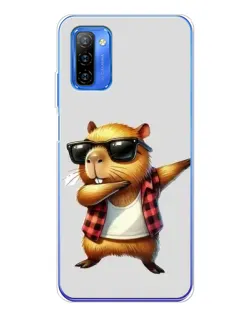 Чехол для Ulefone Note 12 с картинкой «Капибара рэпер даб» Чехол для Ulefone Note 12 с картинкой «Капибара рэпер даб»