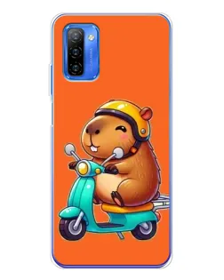 Чехол для Ulefone Note 12 с картинкой «Капибара на скутере» Чехол для Ulefone Note 12 с картинкой «Капибара на скутере»