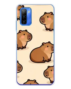 Чехол для Ulefone Note 12 с картинкой «Паттерн милых капибар» Чехол для Ulefone Note 12 с картинкой «Паттерн милых капибар»