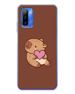 Чехол для Ulefone Note 12 с картинкой «Капибара с сердцем» Чехол для Ulefone Note 12 с картинкой «Капибара с сердцем»