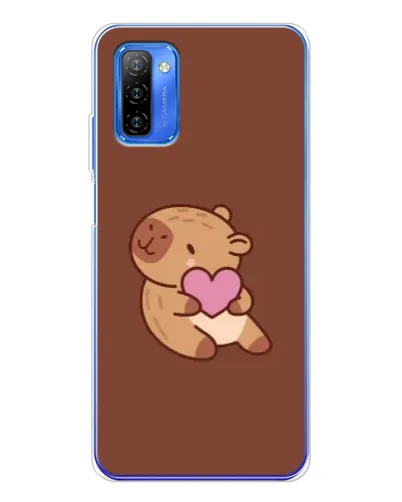 Чехол для Ulefone Note 12 с картинкой «Капибара с сердцем» Чехол для Ulefone Note 12 с картинкой «Капибара с сердцем»