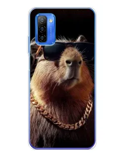 Чехол для Ulefone Note 12 с картинкой «Капибара золотая цепь» Чехол для Ulefone Note 12 с картинкой «Капибара золотая цепь»