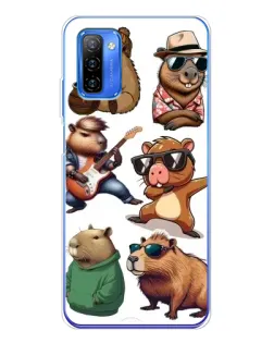 Чехол для Ulefone Note 12 с картинкой «Крутые капибары музыканты» Чехол для Ulefone Note 12 с картинкой «Крутые капибары музыканты»