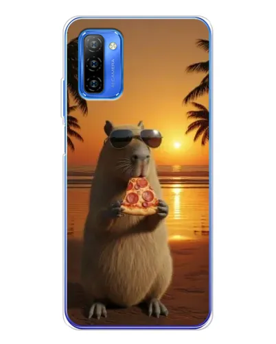 Чехол для Ulefone Note 12 с картинкой «Капибара с пиццей» Чехол для Ulefone Note 12 с картинкой «Капибара с пиццей»