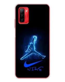 Чохол для Ulefone Note 12P з картинкою «Jordan Neon Blue»