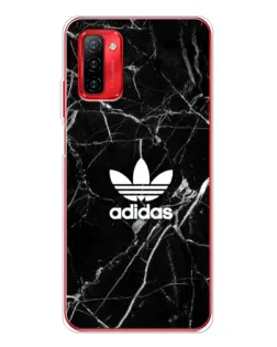 Чохол для Ulefone Note 12P з картинкою «Білий мармур Adidas»
