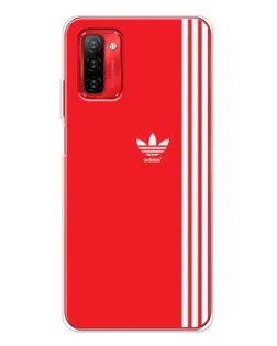 Чохол для Ulefone Note 12P з картинкою «Червоний мінімалізм Adidas»