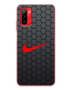 Чохол для Ulefone Note 12P з картинкою «Nike — карбонова сітка»