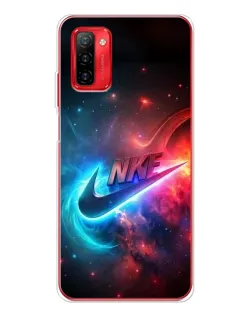 Чохол для Ulefone Note 12P з картинкою «Вогняний логотип Nike»